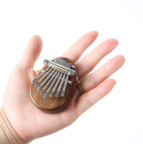 8-key mini kalimba thumb piano on a lanyard