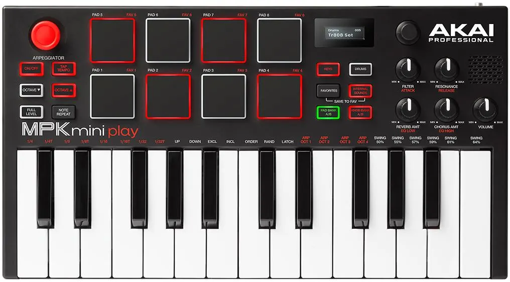 Akai MPK Mini Play keyboard, the first version