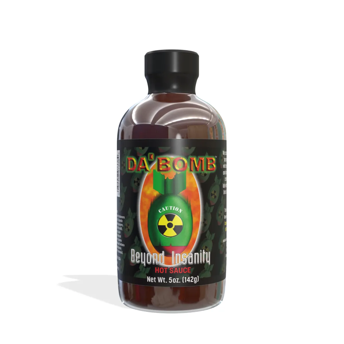 Bottle of Da Bomb Beyond Insanity hot sauce