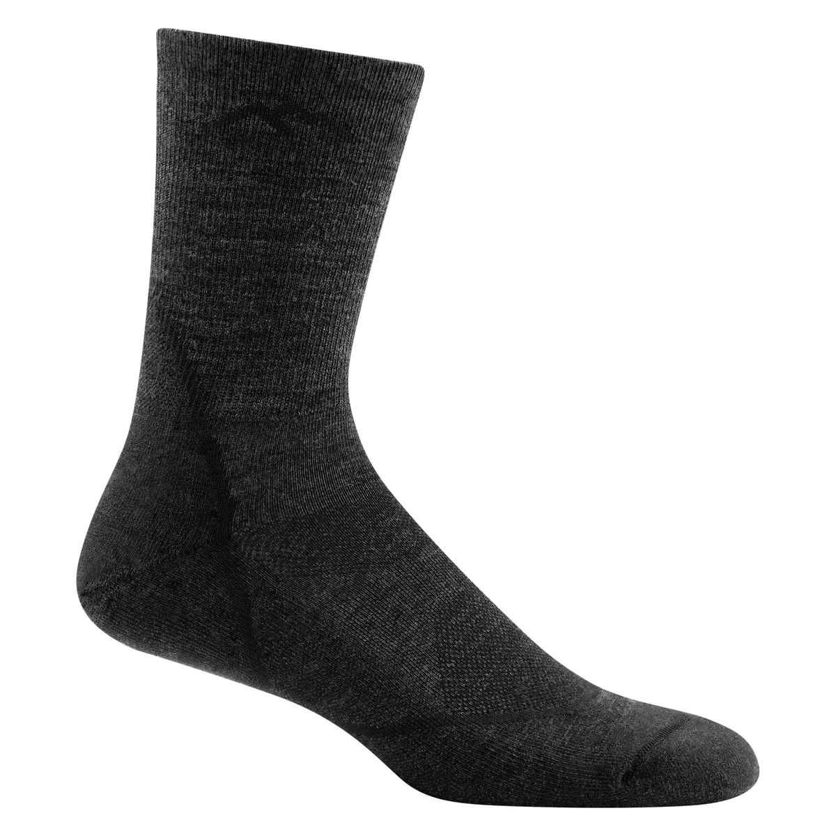 Black Darn Tough Light Hiker Micro Crew merino wool sock