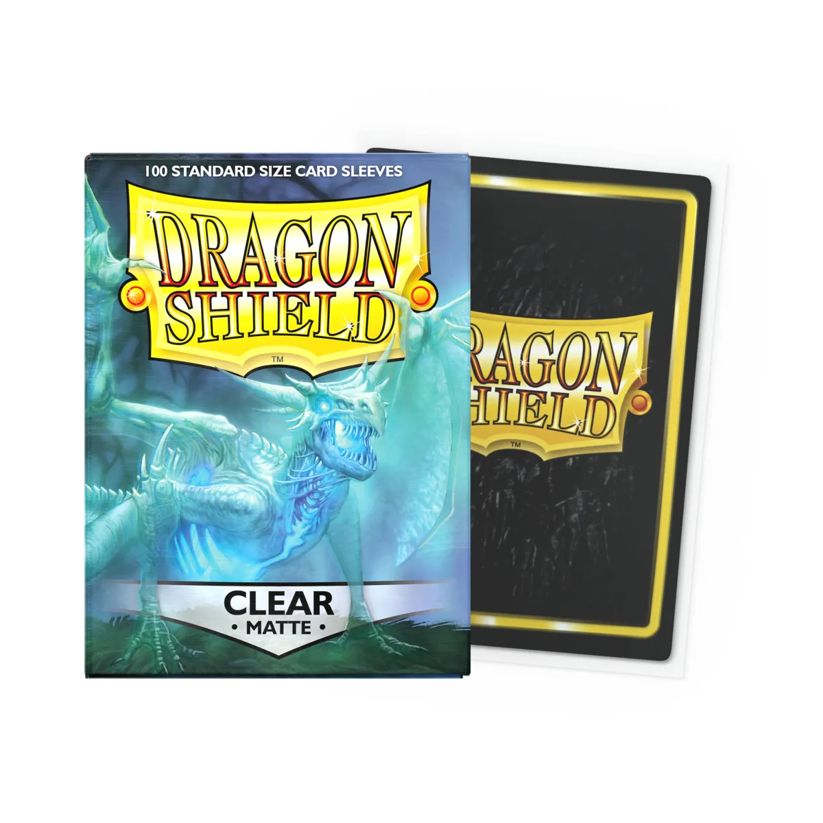 Dragon Shield clear matte standard-size card sleeves, 100-pack box