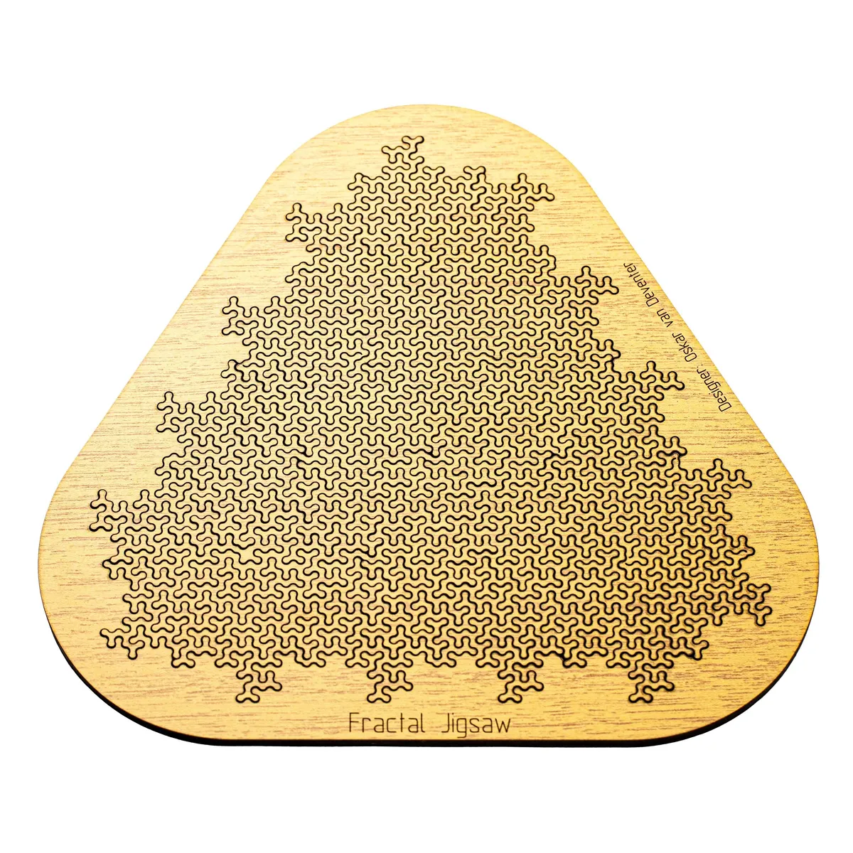 Wooden Fractal Jigsaw puzzle by Oskar van Deventer