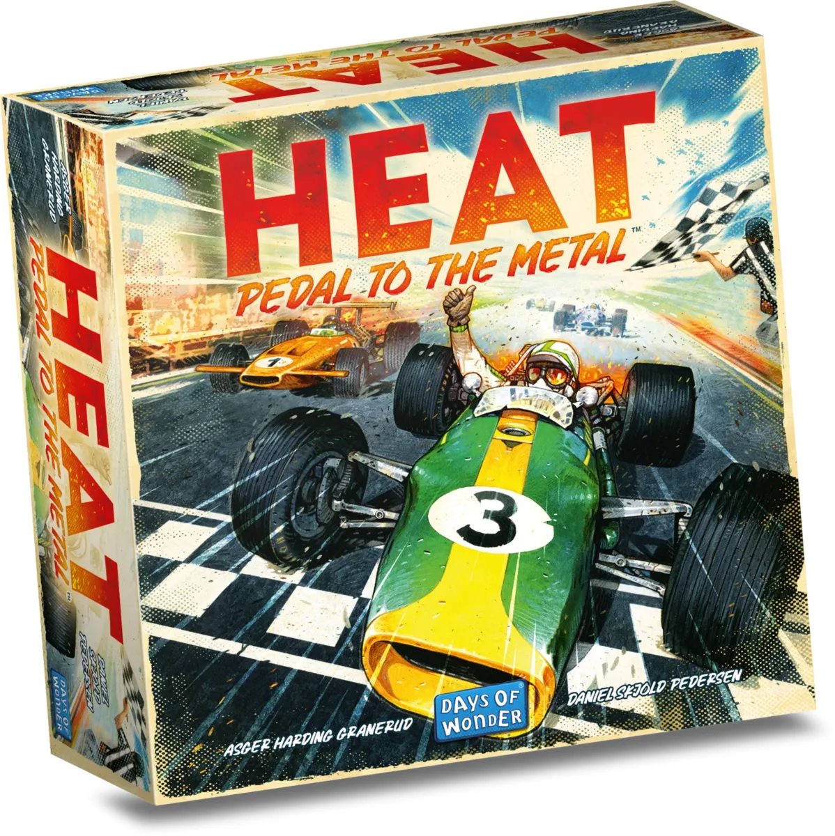 Heat: Pedal to the Metal board game box by Days of Wonder