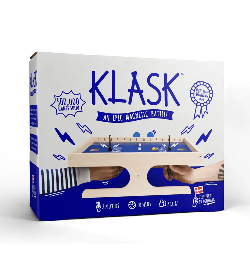 KLASK magnetic tabletop game box