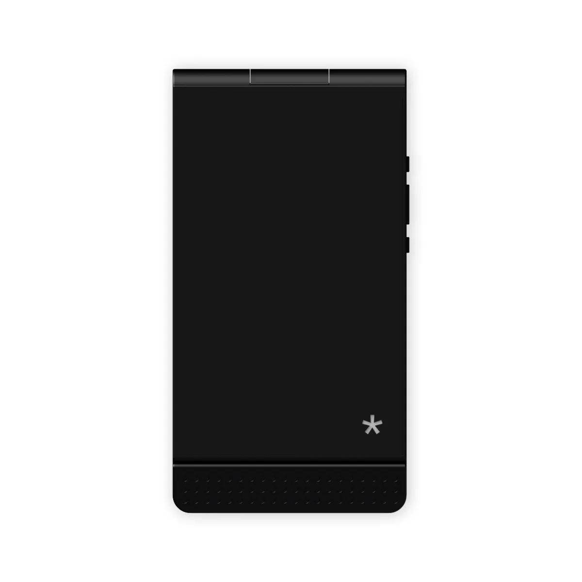 Black Light Flip phone, closed