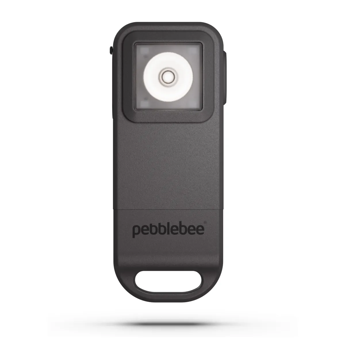 Pebblebee Halo personal safety keychain in graphite