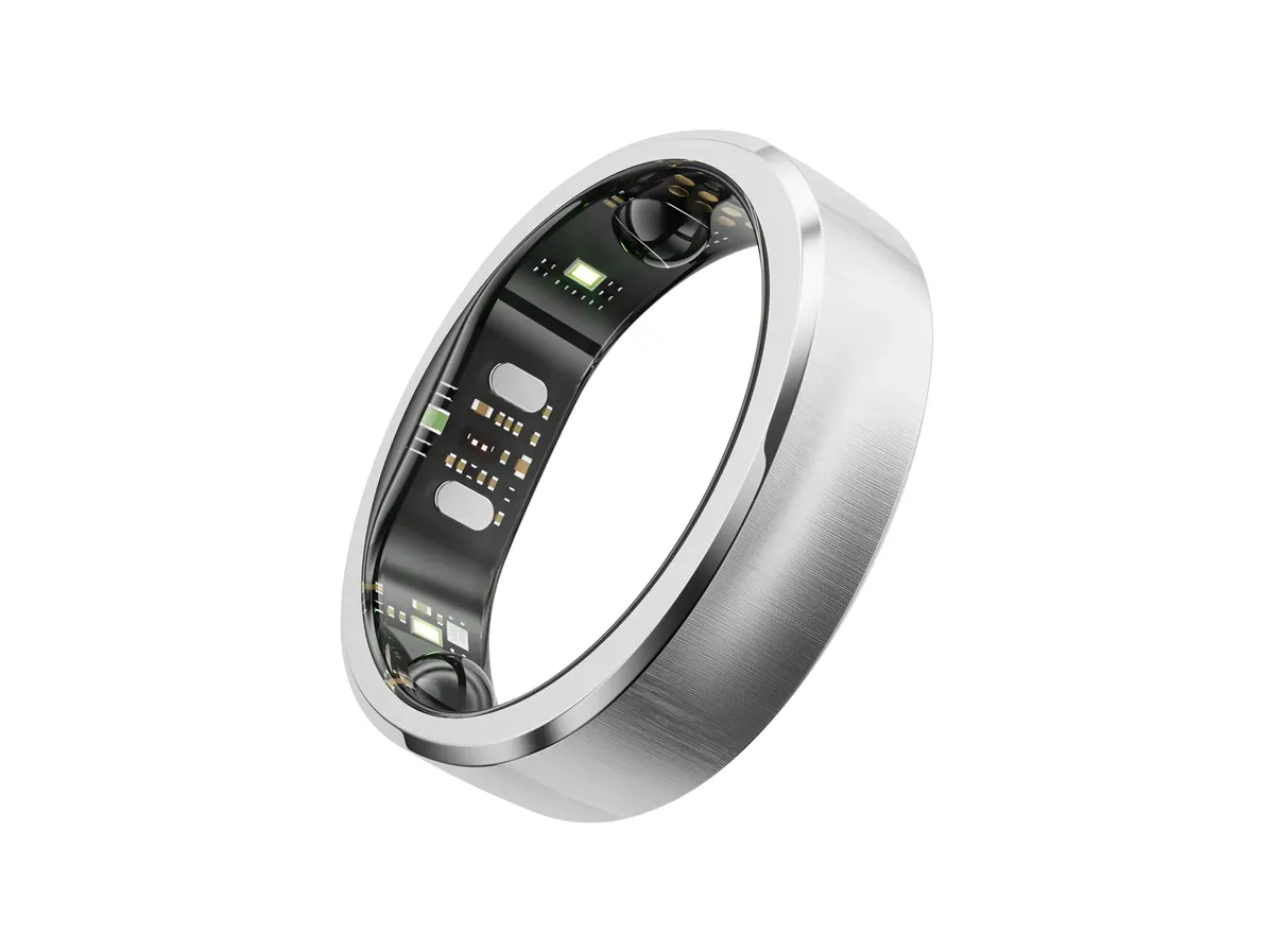 RingConn Gen 3 smart ring in Brushed Silver