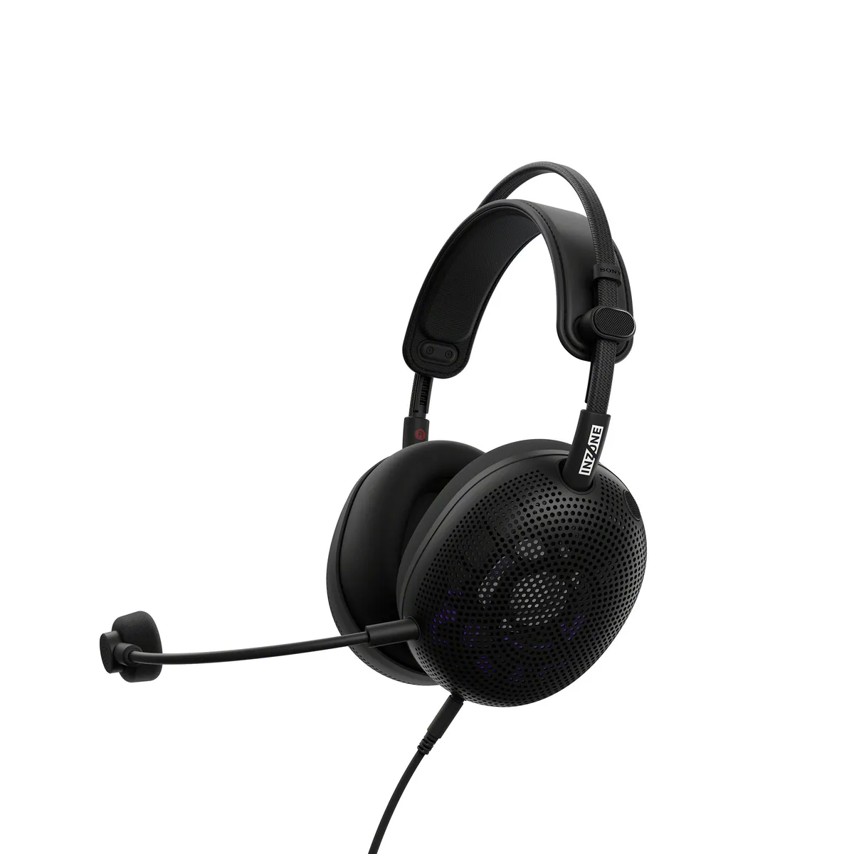 Sony INZONE H6 Air open-back gaming headset in black with detachable boom microphone