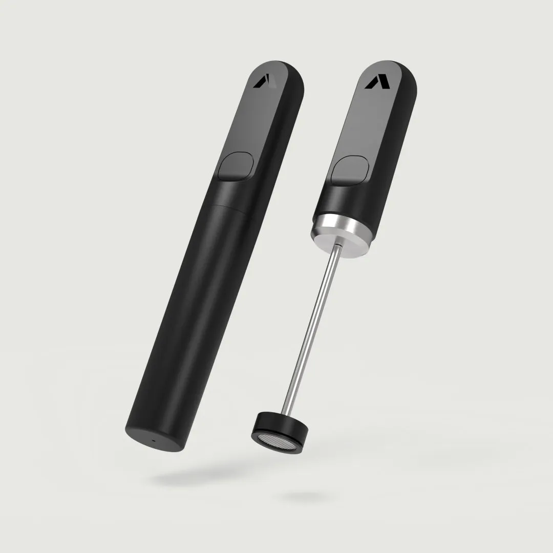 Black Subminimal NanoFoamer V2 handheld milk frother