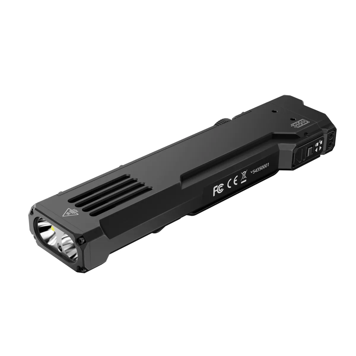 Wuben X5 flat EDC flashlight in black