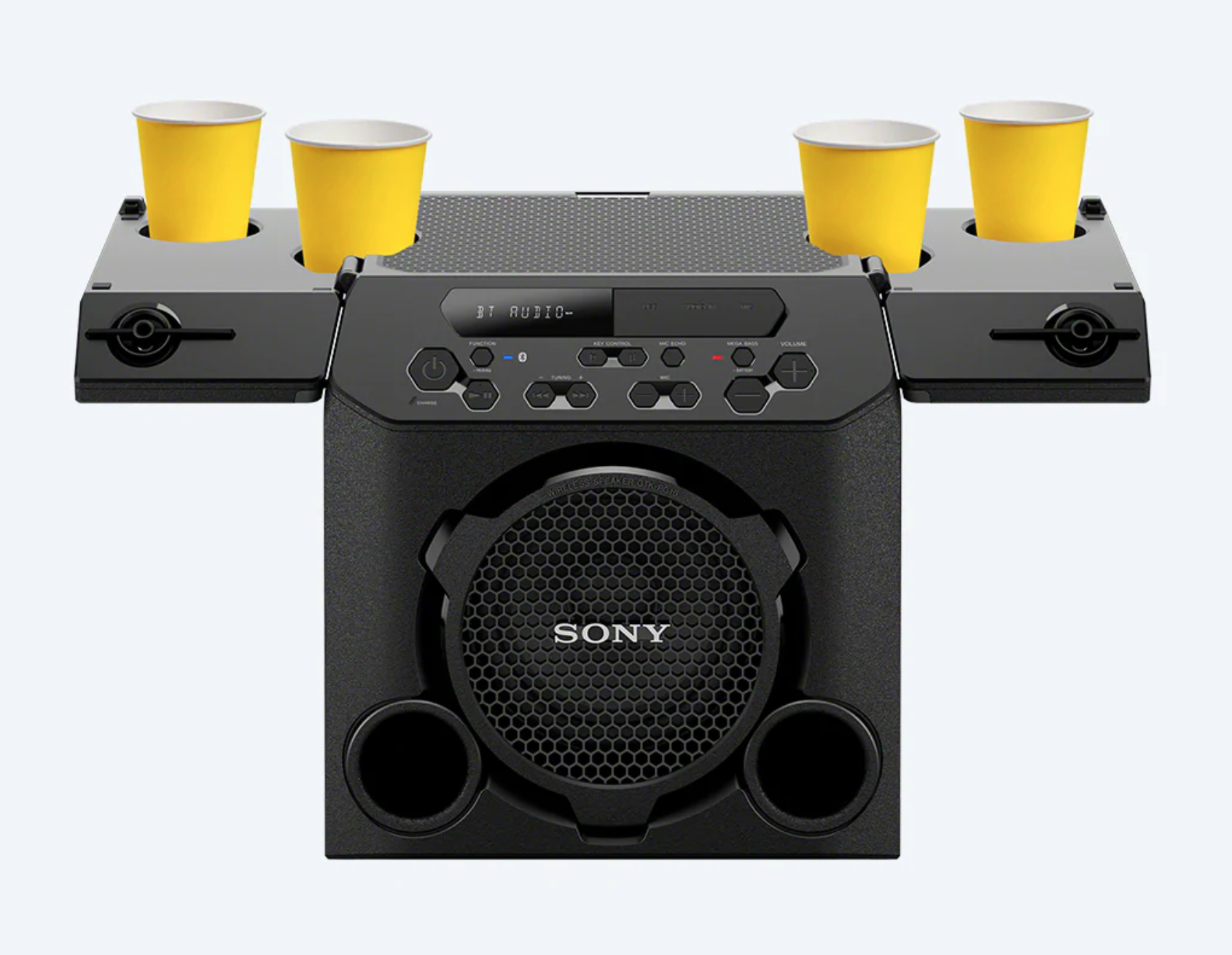 Sony's Outdoor Party Speaker with Beer Holders - Take My Money