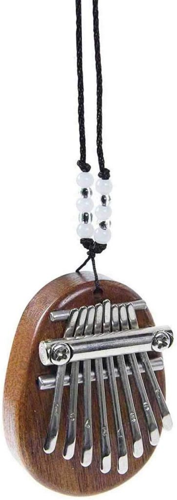 Ganasome 8 Key Mini Kalimba exquisite Finger Thumb Piano Marimba Musical good accessory Pendant Gift for Kids and Adults Beginners 