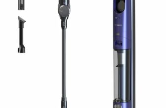 Tineco Pure ONE Station FurFree Cordless Vacuum Cleaner with 3L Auto Dust Base, Smart Stick Vacuum Cleaner Powerful Suction & Lightweight, ZeroTangl Brush for Hard Floor, Carpet & Pet Hair, Blue
