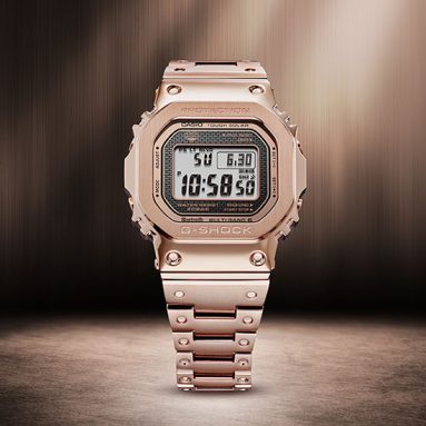 Rose Gold G-Shock Watch