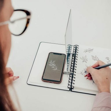 Sketchbook With a Mirror For Your Phone