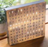 Light Up Electronic Word Clock