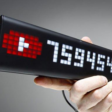 Lametric Time – a Clock That Shows your Social Media Followers