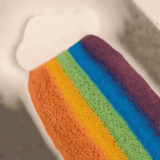 Rainbow Releasing Bath Bomb