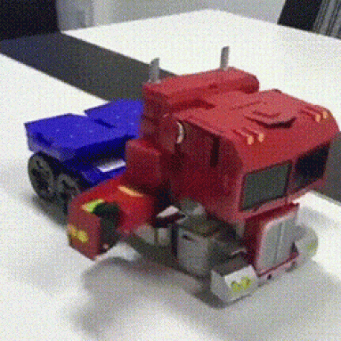 Self-Transforming Transformer Toy