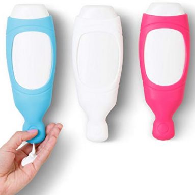 Squeezi Wall Mounted Dispensers for Shampoo and Soap Bottles