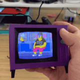 A Tiny TV That Plays Simpsons Episodes Without Internet